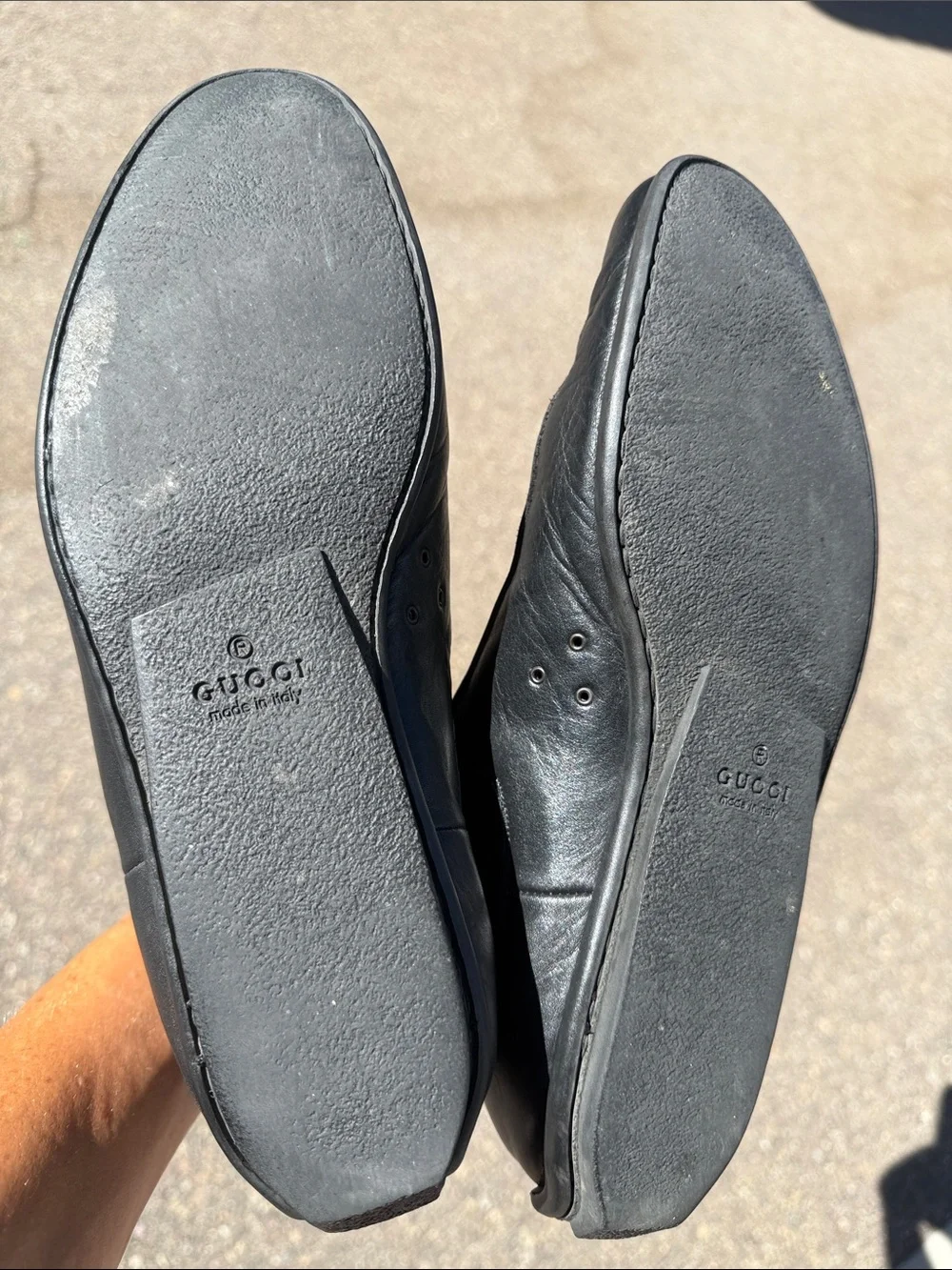 Gucci Black Leather Boots